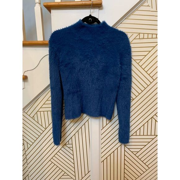 Banana Republic Mock Neck Fuzzy Sweater - Picture 3 of 8